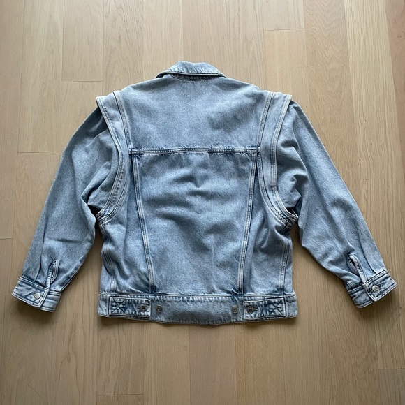 Isabel Marant Étoile Harmon Denim Jacket in Lilac - Picture 10 of 15